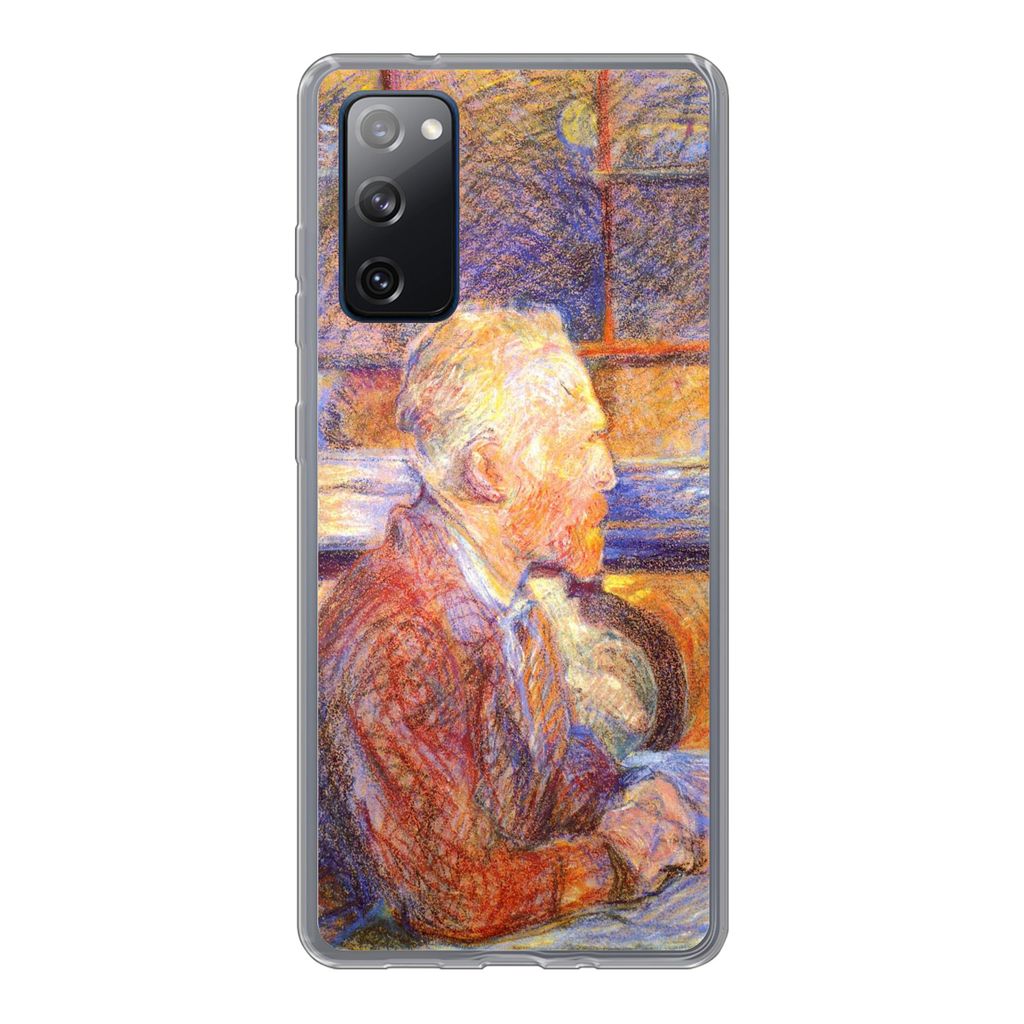 MuchoWow Handyhülle Schutzhülle Hülle für Samsung Galaxy S20 FE Porträt von Henri de Toulouse-Lautrec - Vincent van Gogh Silikon Softcase Ha...