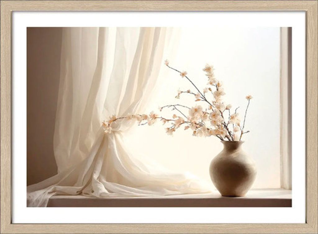 Gerahmtes Bild Still Life At The Window II 73x53 cm