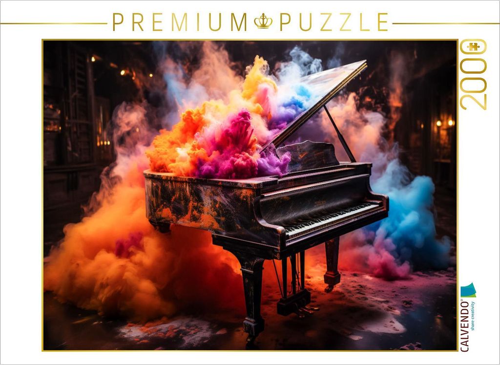 CALVENDO Puzzle Ein Motiv aus dem Kalender Konzert der Farben | 2000 Teile Lege-Größe 90x67cm Foto-Puzzle für glückliche Stunden