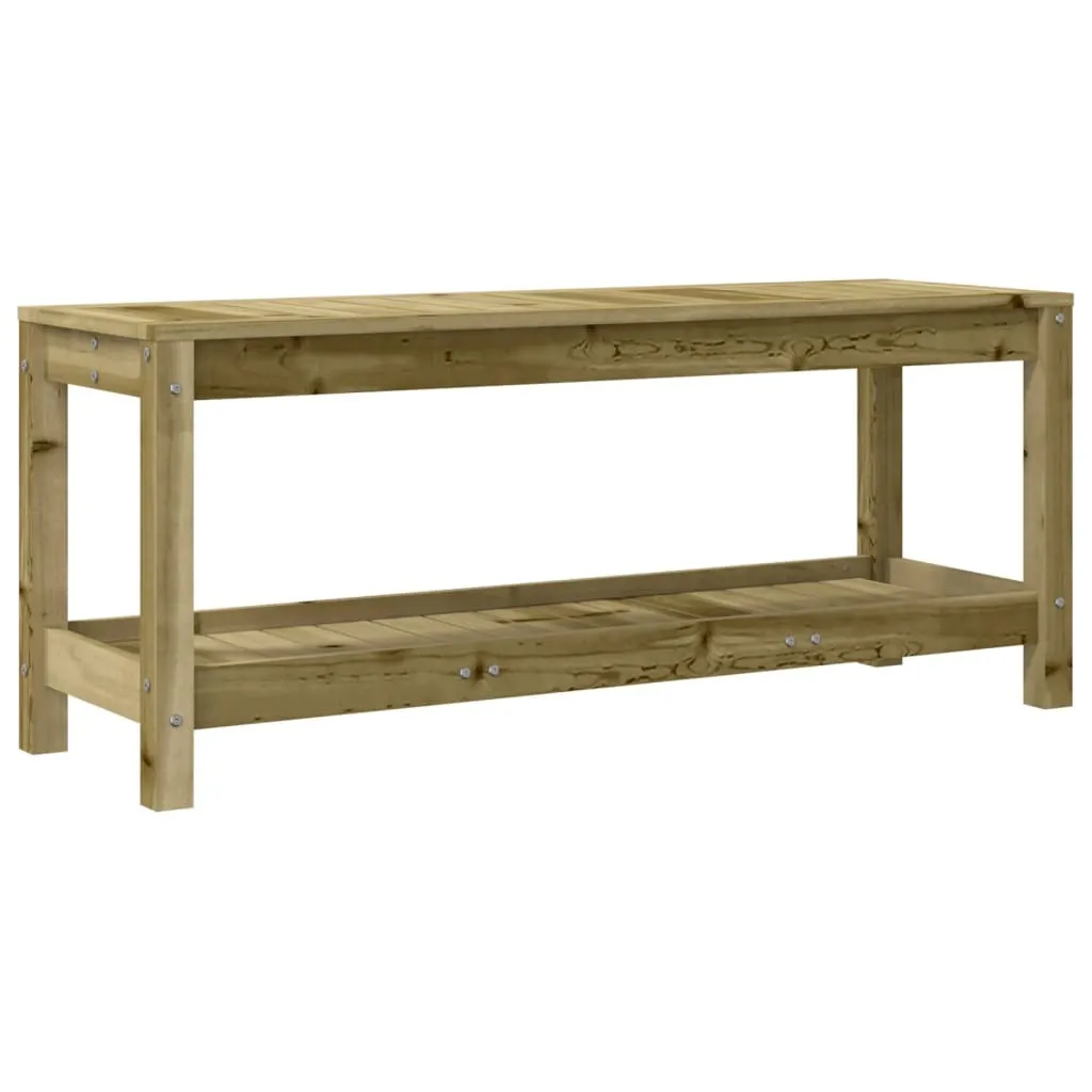 Panchina in Legno Massiccio per Giardino 108cm | Pino Impregnato