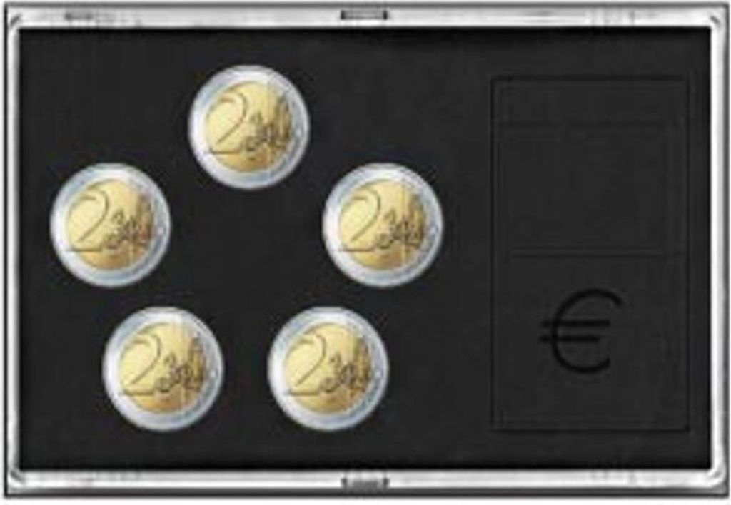 SAFE 7904 Münz-Etui für 5 Stück 2-Euro-Sondermünzen