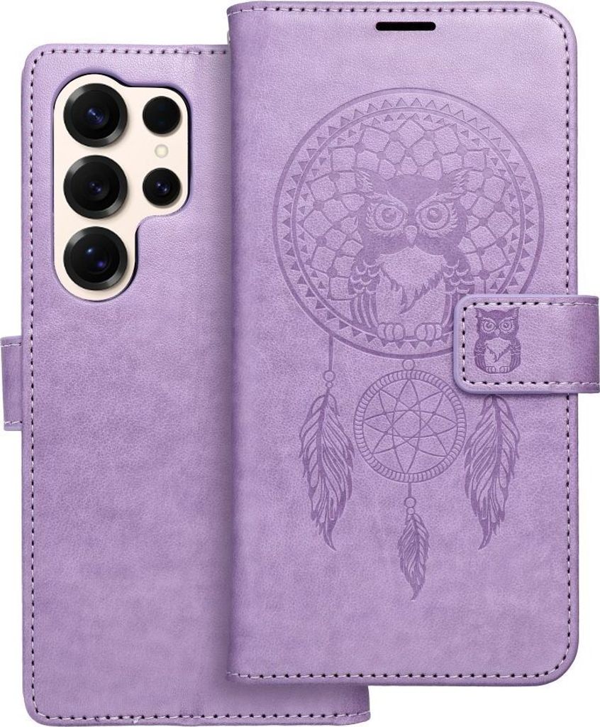 MEZZO Book case for SAMSUNG S25 Ultra dreamcatcher purple Produktbild 