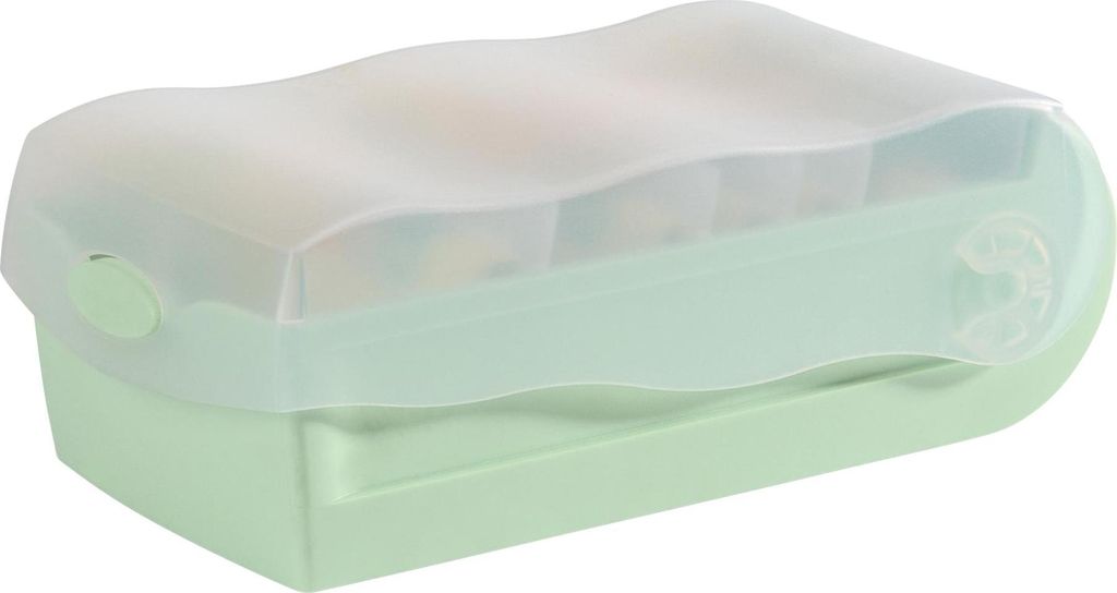 HAN Lernkartei CROCO A7 quer pastellgrün-transluzent