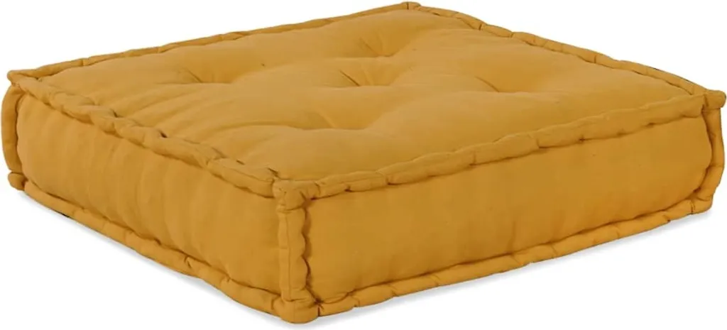 Chauffeuse de Canapé Modulable Jaune en Tissu Doux pour Salon Moderne - 6