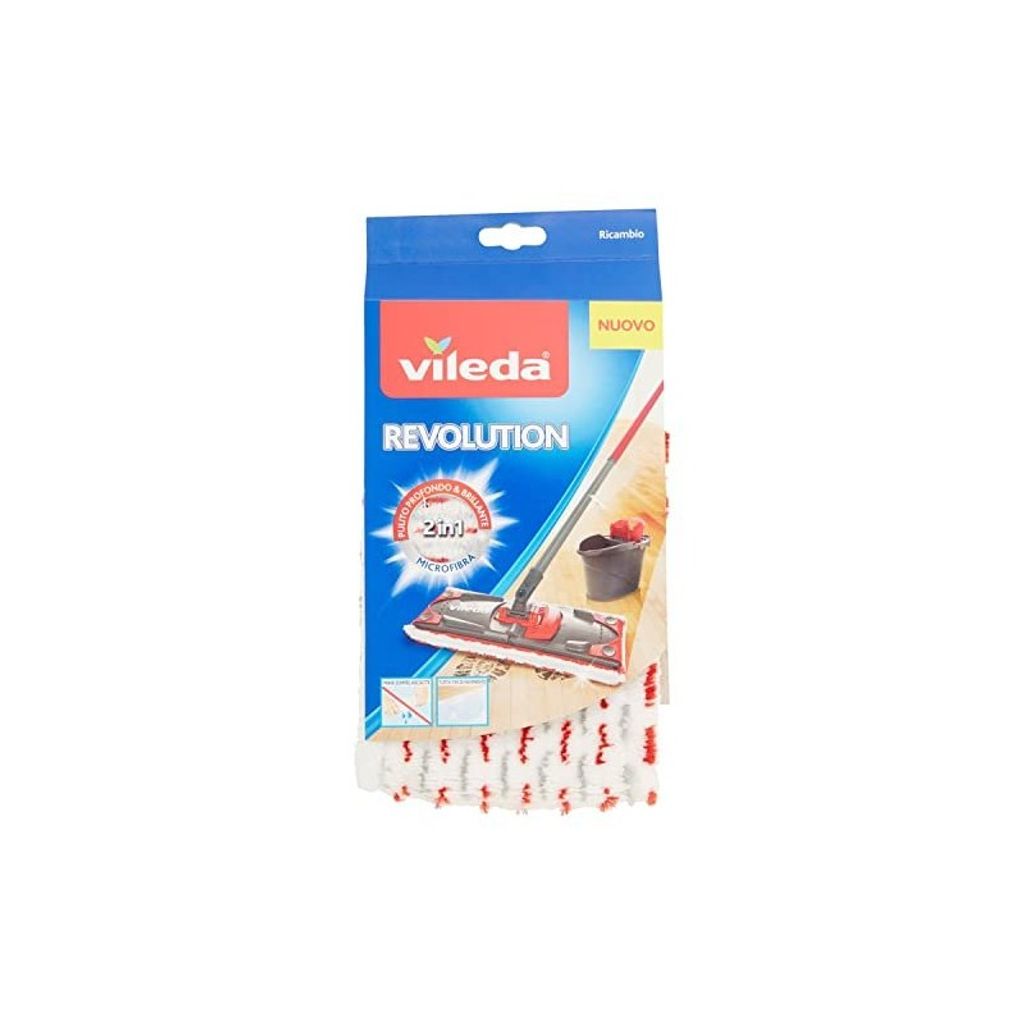 Vileda SuperMocio Revolution Ricambio - Weiß - Mikrofaser