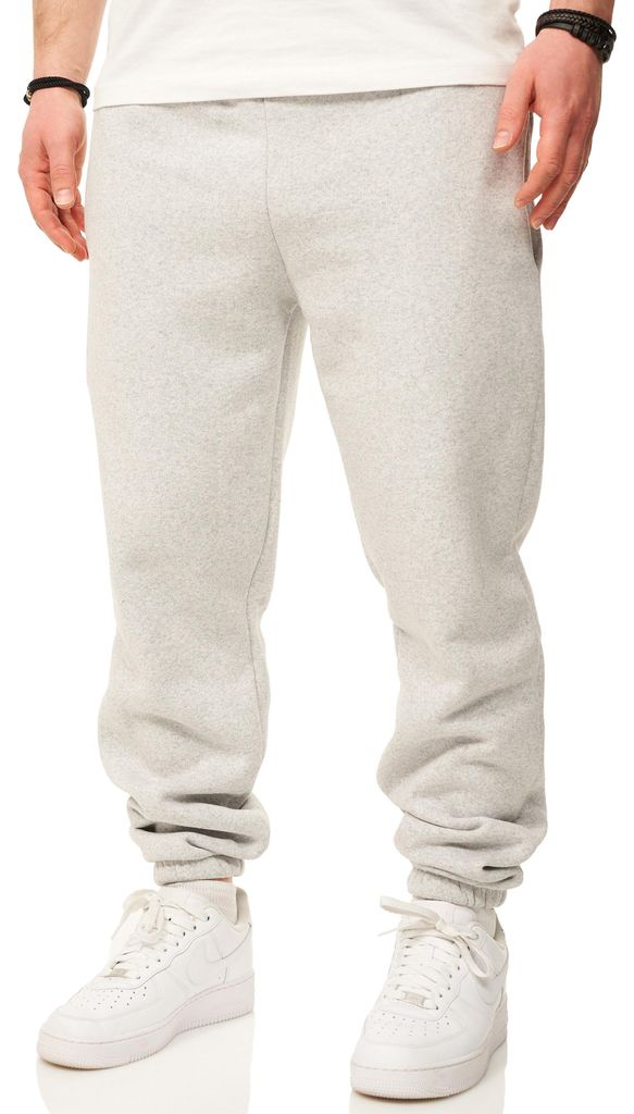 DAILY Baumwolle Herren Jogginghose im Straight-Fit als Lange Trainingshose Sweatpants Herren Freizeithose mit Bündchen aus Baumwolle