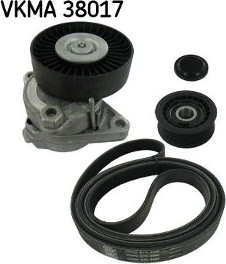 Kit SKF VKMA 38017 : Finissez-en avec les bruits de courroie Mercedes