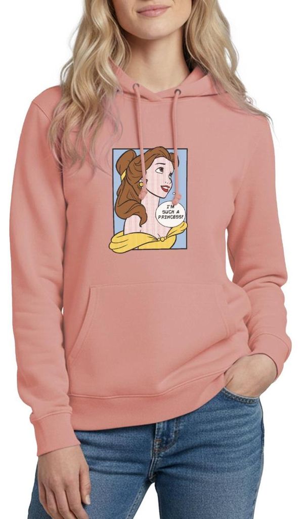 Belle I'm Such A Princess Damen Hoodie, S, Altrosa