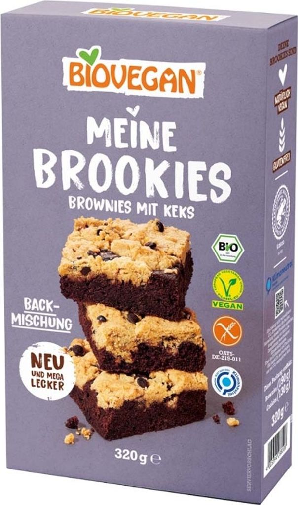 Biovegan Meine Brookies Backmischung bio 320g Produktbild 