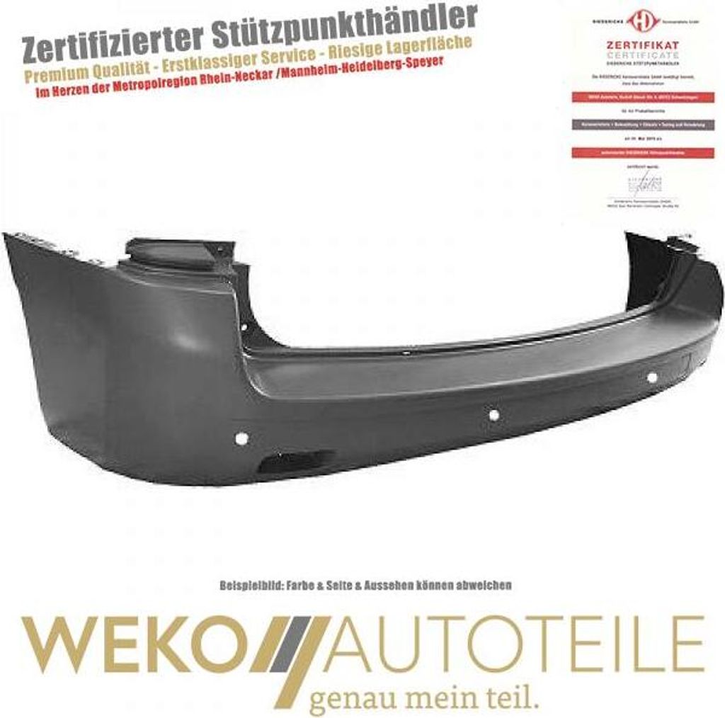 Stoßstange hinten DIEDERICHS 4098058 für CITROËN OPEL PEUGEOT TOYOTA