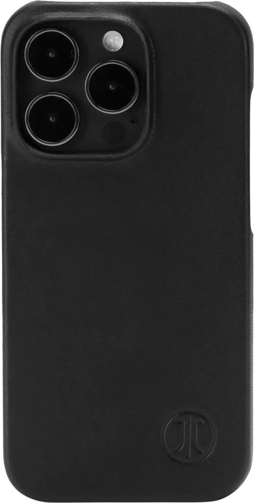 Coque de Protection Premium en Cuir Noir pour iPhone 16 Pro Max JT