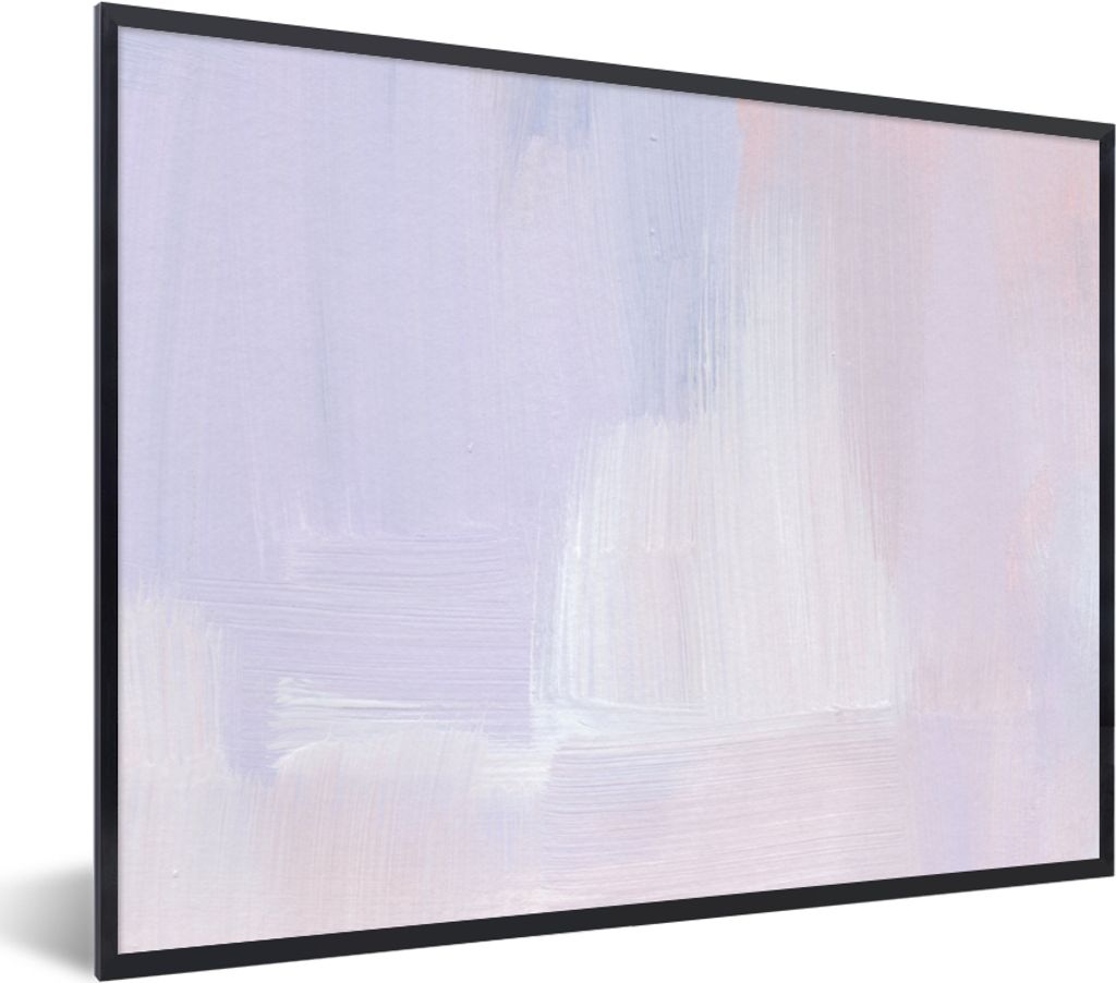 MuchoWow® Gerahmtes Poster Pastell - Farbe - Gestaltung Produktbild 