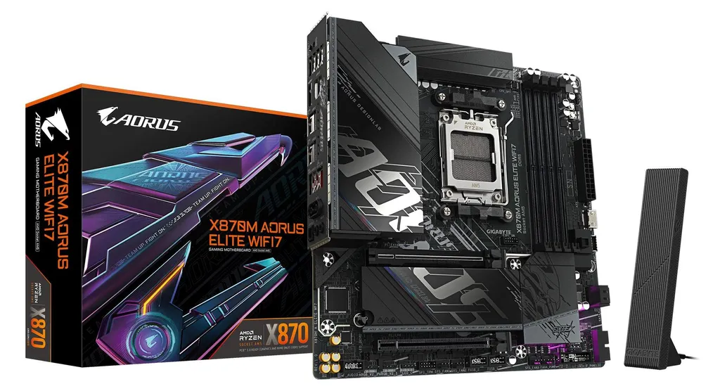 Gigabyte X870M AORUS ELITE WIFI7 Carte Mère AM5 DDR5 Performante