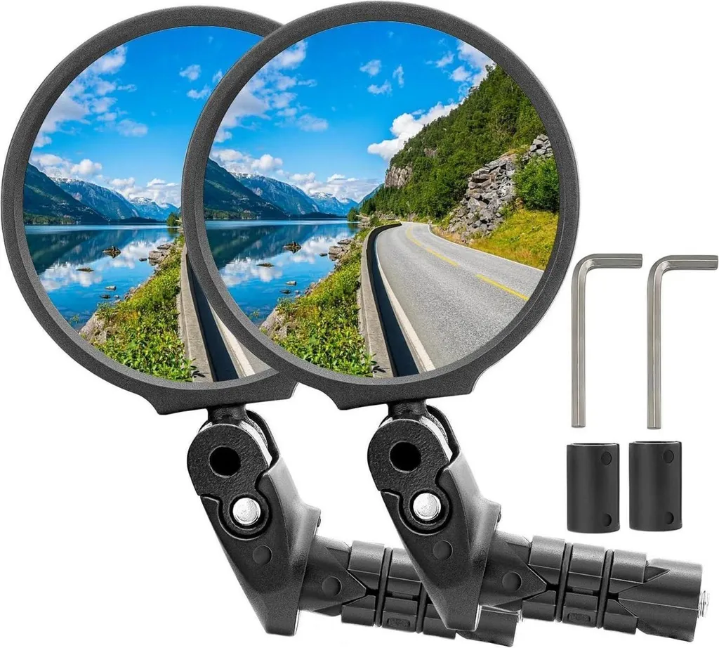 Rétroviseur pour Vélo de Ville et E-bike Arkham avec Miroir HD Convexe