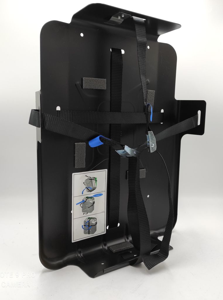 Support métallique noir pour bidon de 20 litres, compatible Image du produit 
