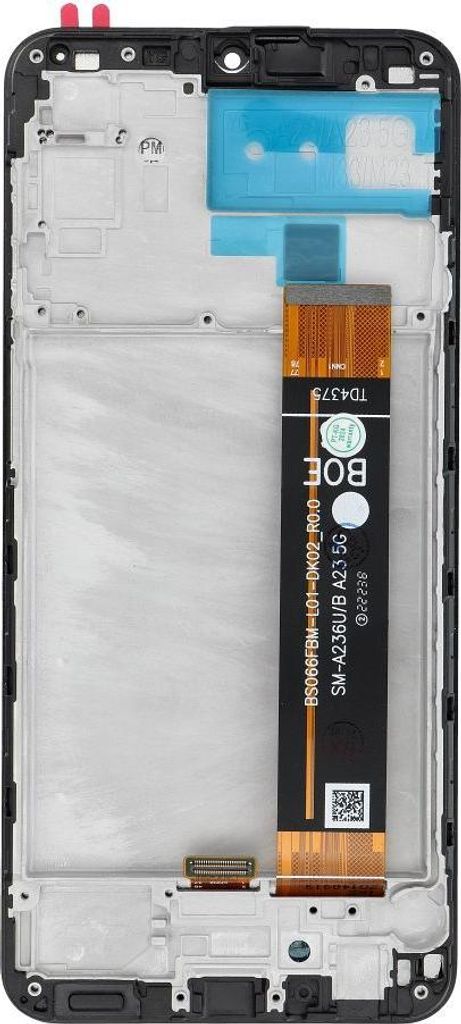 FixCell LCD Display passend für SAMSUNG A23 5G A236B OEM mit Rahmen