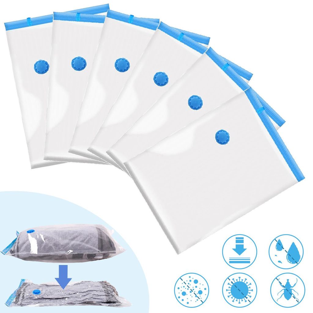ISOISL, ensemble de 6 sacs de rangement sous vide, 80 x 120 Image du produit 