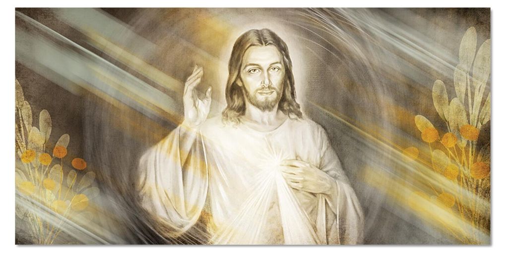 Giallobus - 27 - Christus der Retter - Giallobus - 100L x 50B cm - Bild - Acrylglas