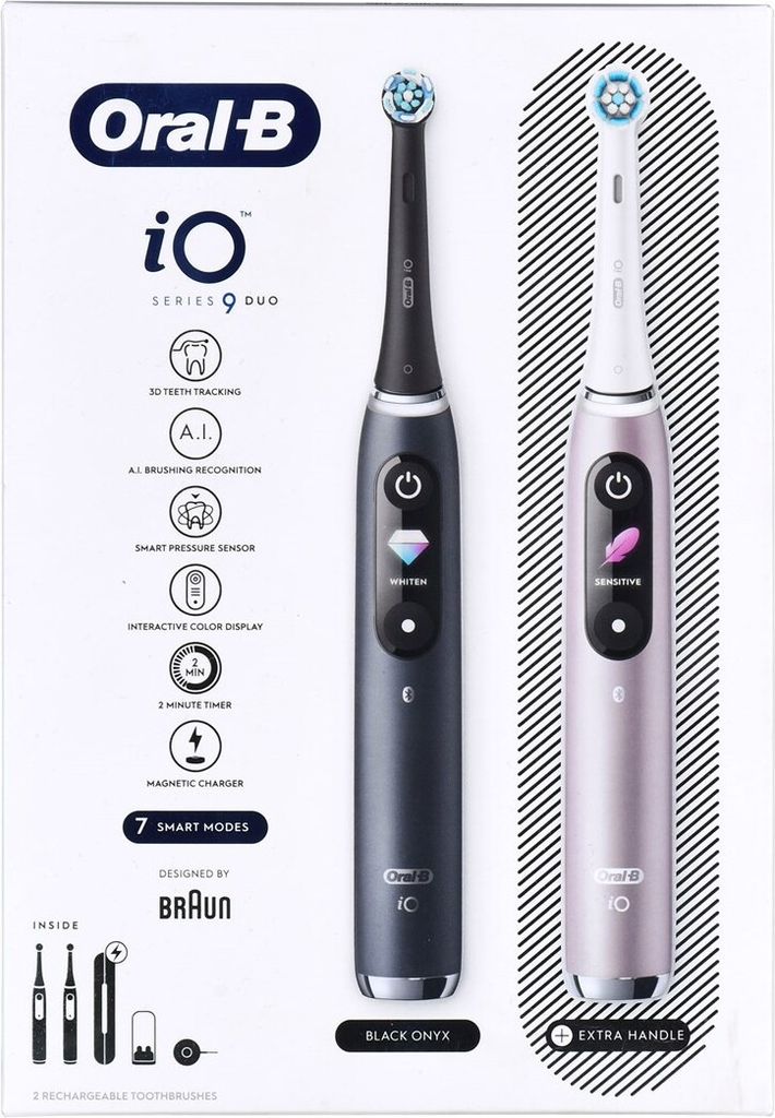 Oral-B iO Series 9 Duo Pack Black + Rose Elektrische Produktbild 19