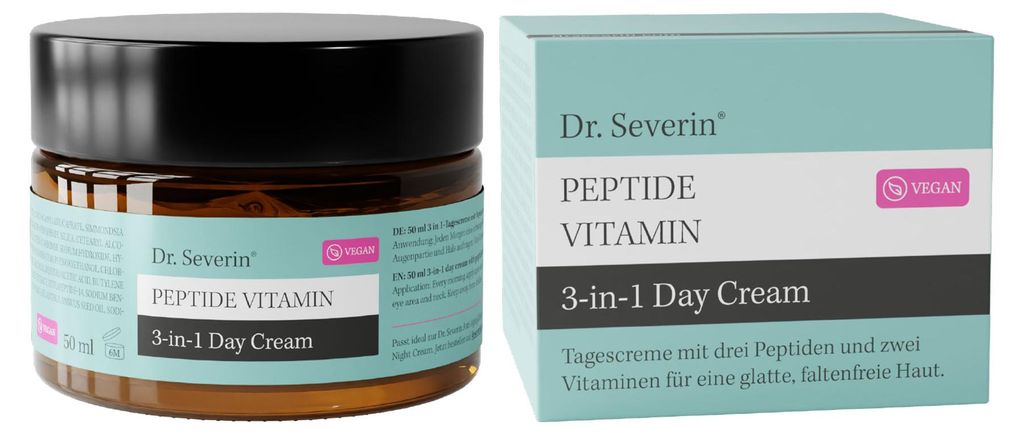 Dr. Severin Tagescreme Peptide Vitamin 3-in-1 mit regenerierender Multifunktionspflege weiß one size