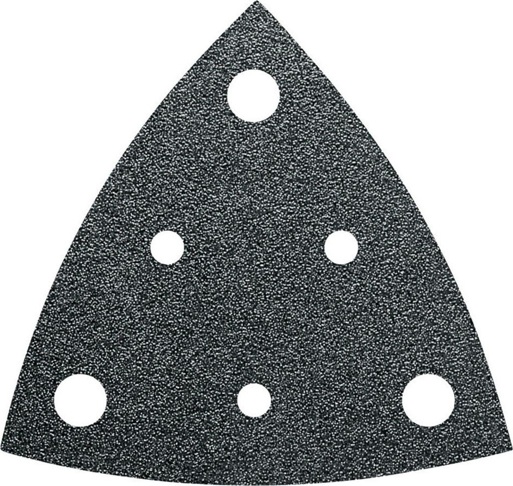 FEIN Schleifblätter, gelocht, Kantenlänge 80 mm, Korn 40, 5 Stk.
