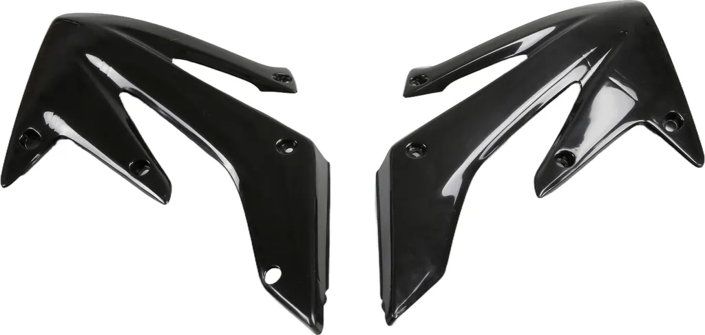 Ouïes UFO PLAST noires en 2 parties pour moto Honda CRF 250 R et X