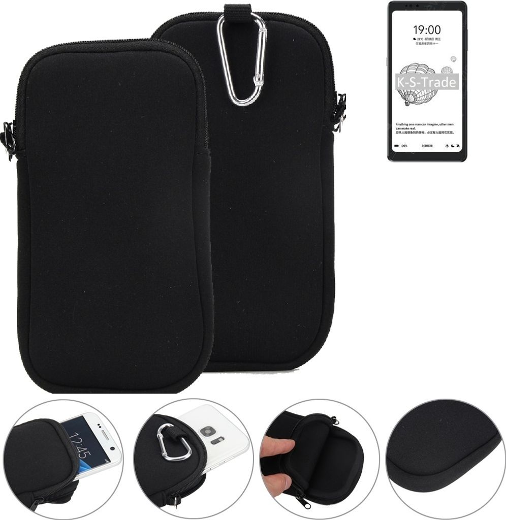 K-S-Trade Neopren-Hülle Handyhülle kompatibel mit HiSense A9 Schutzhülle Neoprenhülle Sleeve Schutz-Hülle Gürtel Tasche Case Holster Handytasche