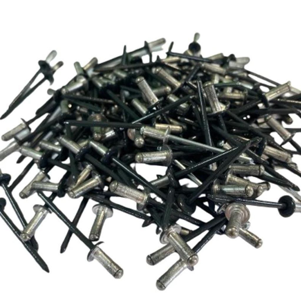 Blindnieten Flachkopf 4 Mm – Alu/Edelstahl, Länge 10 Mm, Flachrundkopf, Stabil & Vielseitig