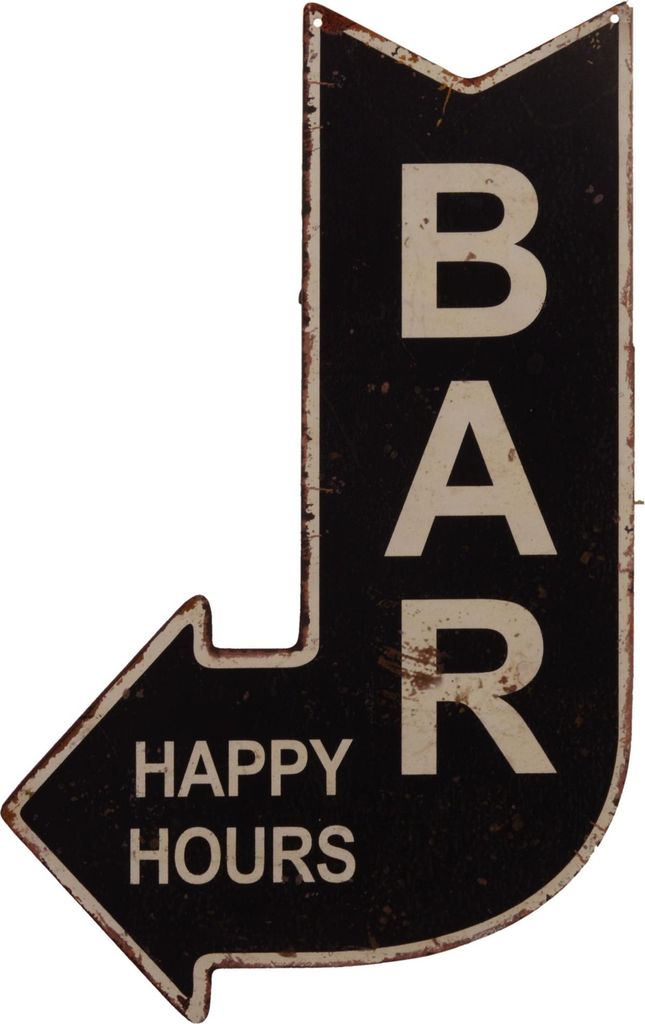 Werbeschild Bar Blech Replikat Retro Design Dekoration