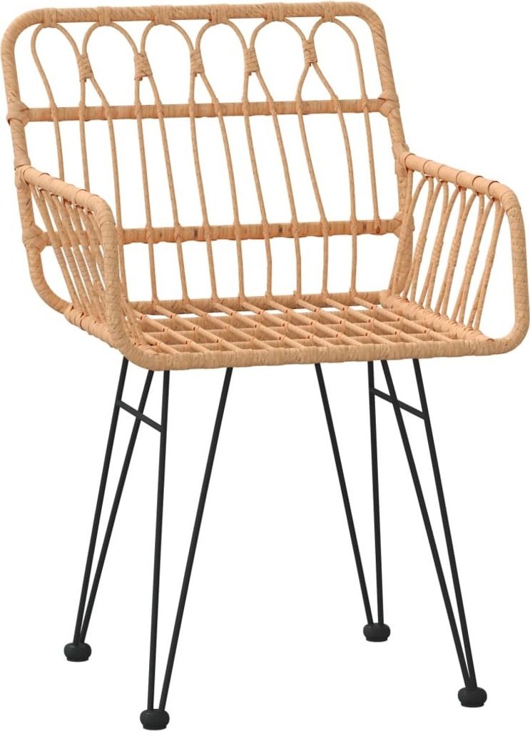 " "Outdoor-Stuhl/Picknickstuhl - Gartenstühle 2er Set - Gartensessel - mit Armlehnen 56x64x80 cm PE-Rattan - 56x64x80 cm NeuMöbel 4877948