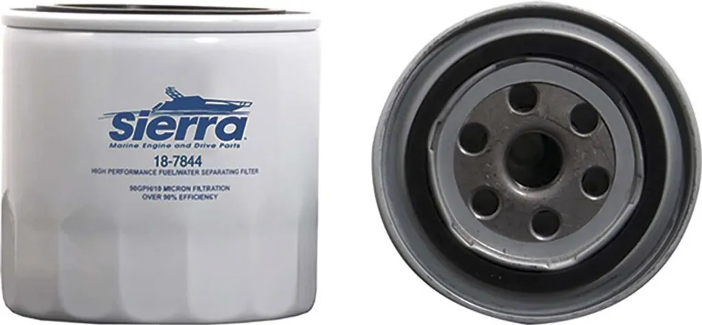 Filtro Sierra Sep 21M Corto Nero | Separatore Acqua Carburante Nautico