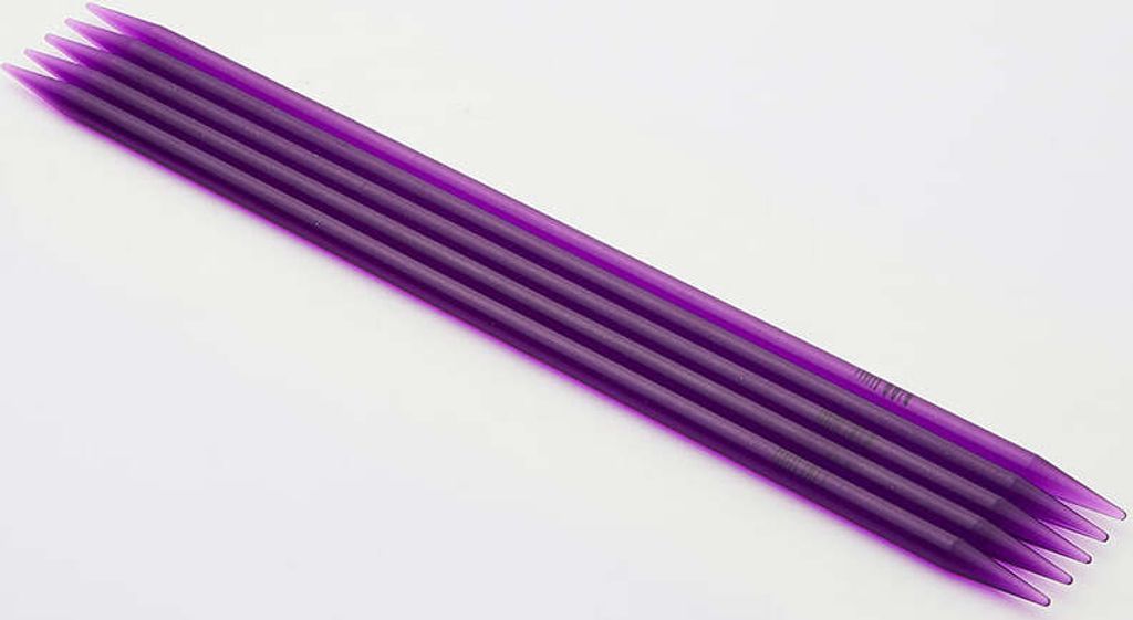 Nadelspiel TRENDZ 5,00 mm 15 cm violett 5 St