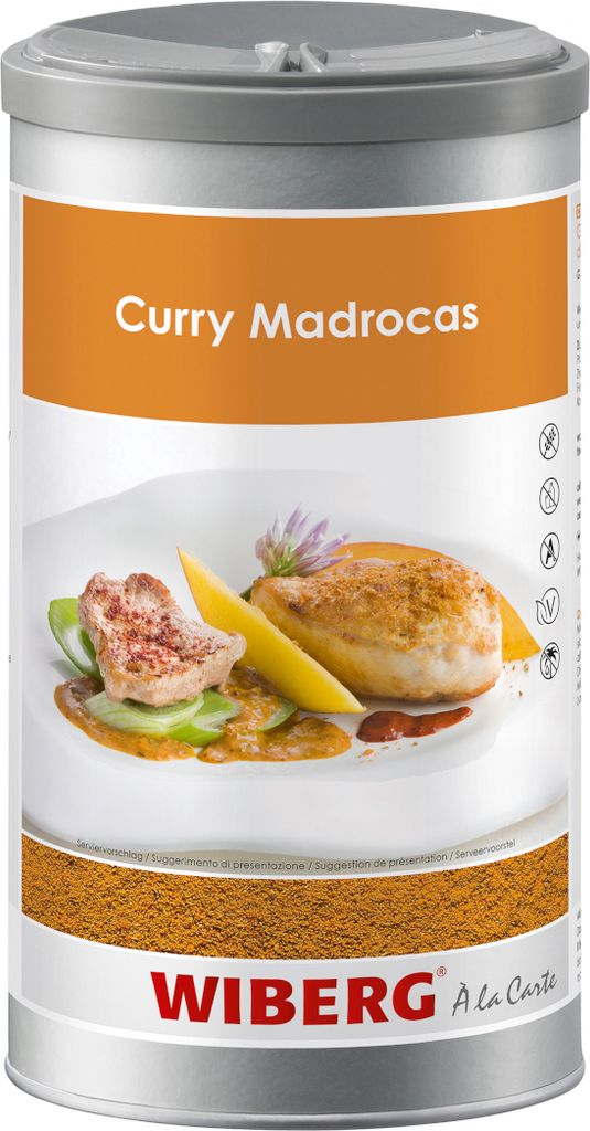 Wiberg Curry Madrocas Gewürzmischung dezent fruchtig Packung 560g