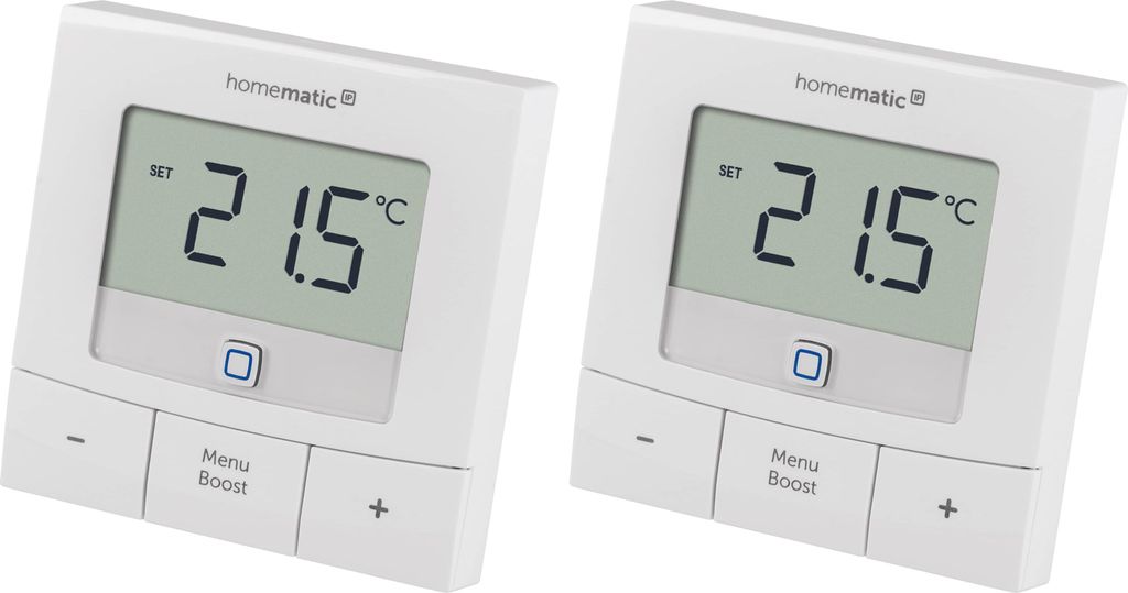 HOMEMATIC IP Smart Home 154666A0, Wandthermostat basic, 2 Stück