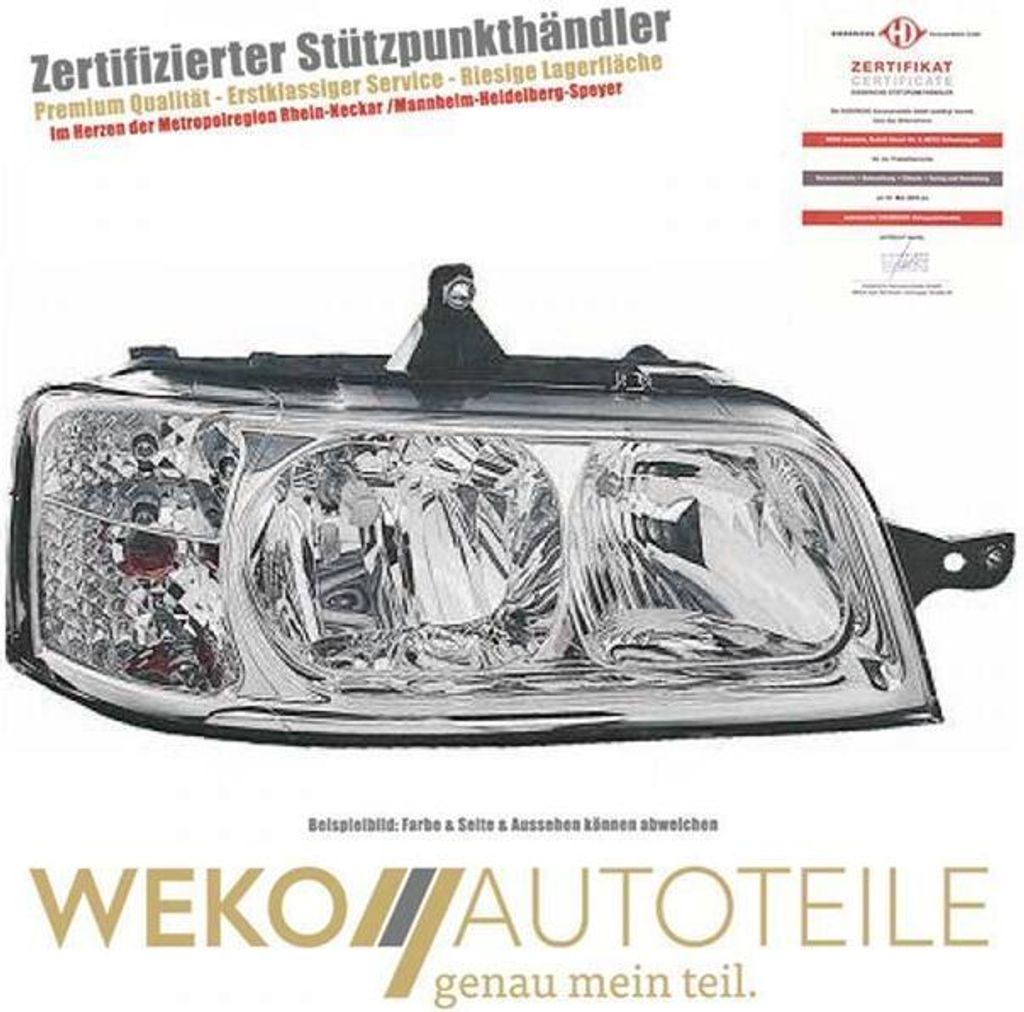 Diederichs Scheinwerfer re. Ducato, 02-06 DEPO für LWR