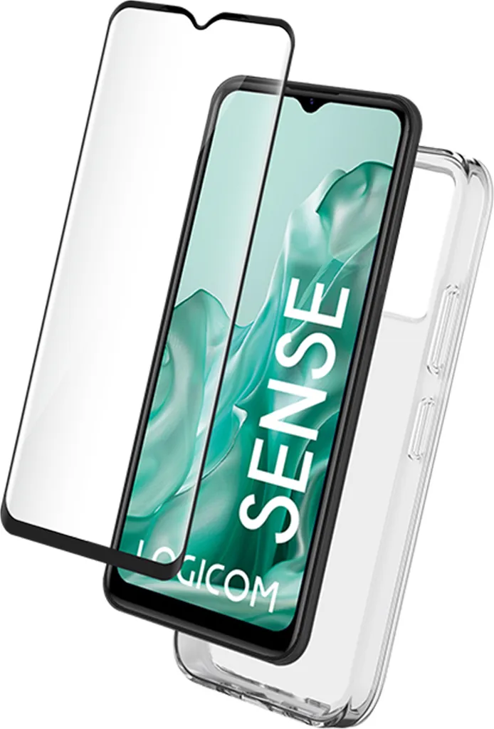 BigBen Connected 2-in-1 Set Protezione Logicom SENSE - Vetro 9H e Cover