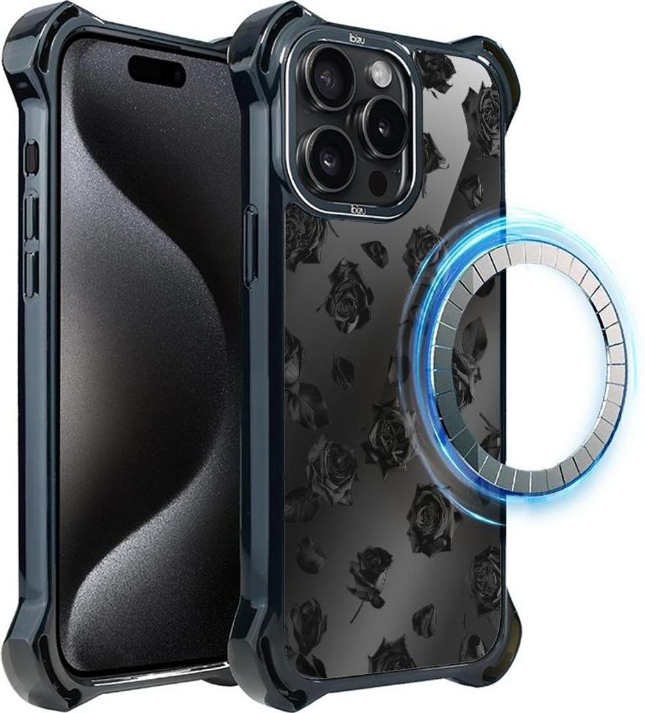 iPhone 15 Pro Max Hülle IBIZU DropGuard Ultra mit MagSafe, Midnight, Dream Pink