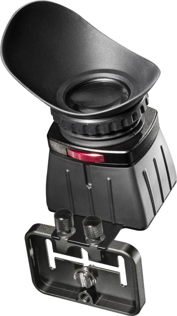 Walimex pro Viewfinder Easy View Displaylupe Sucherlupe für 3 Zoll Display Vergrößerung 3-fach mit Kamerahalterung für System- und DSLR Kamera