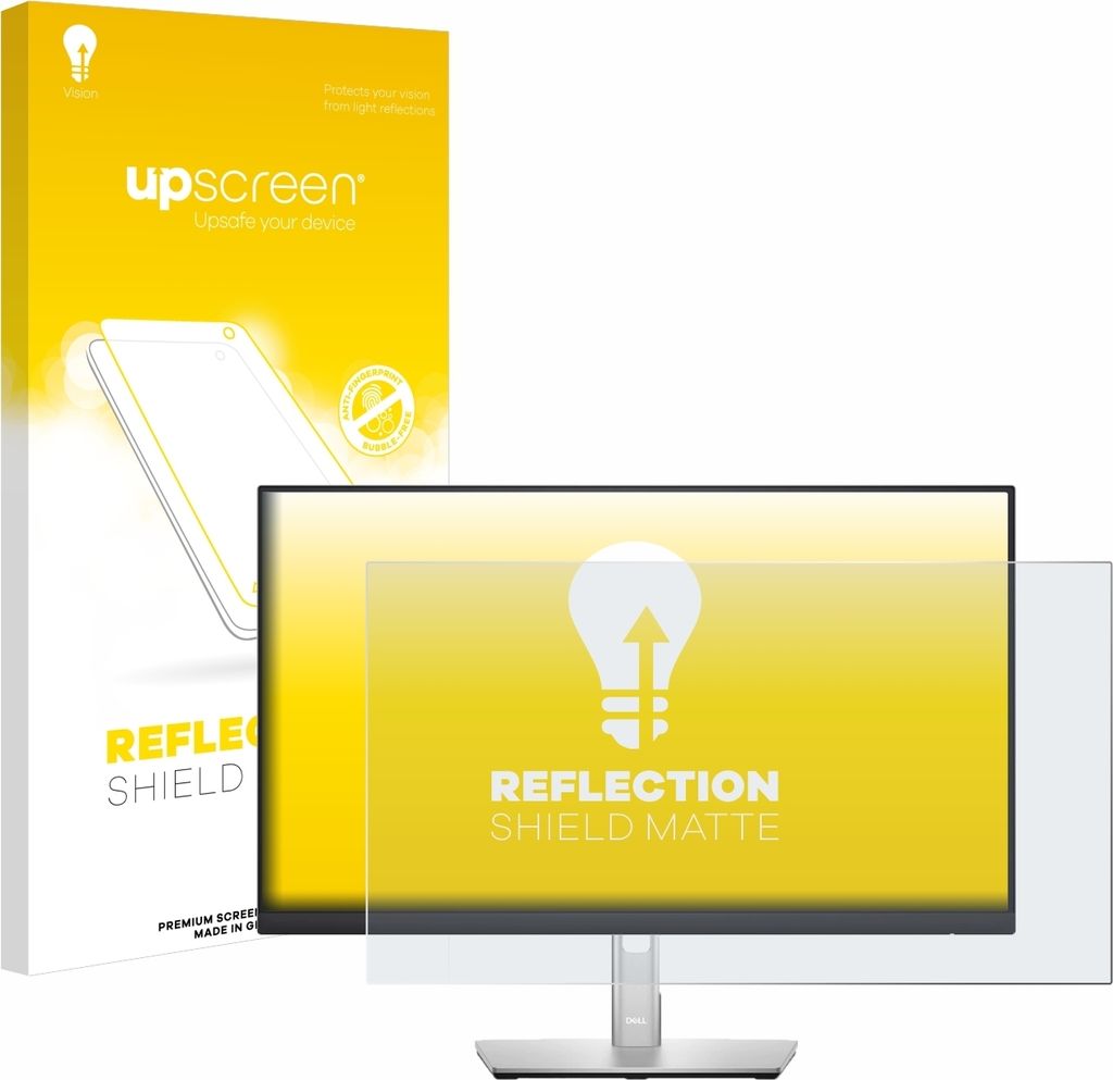upscreen Schutzfolie für Dell P2422H Displayschutz Displayschutzfolie Folie Matt Entspiegelungsfolie