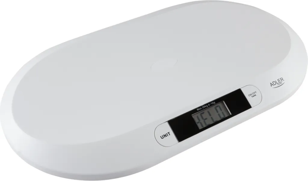 Balance pour enfants Adler AD 8139 - Pèse-bébé de précision 20kg Blanc