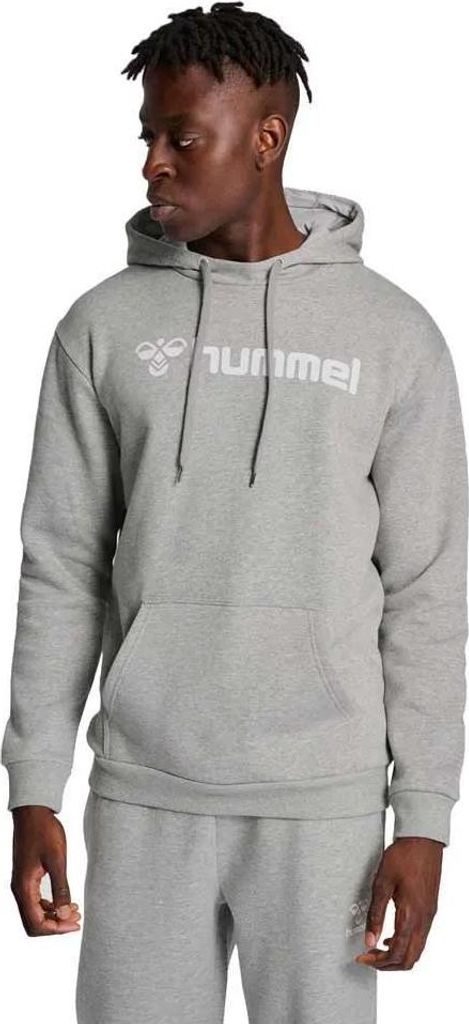 Hummel hmlMOVER Baumwolle HOODIE - grey melange, Größe:XL Produktbild 