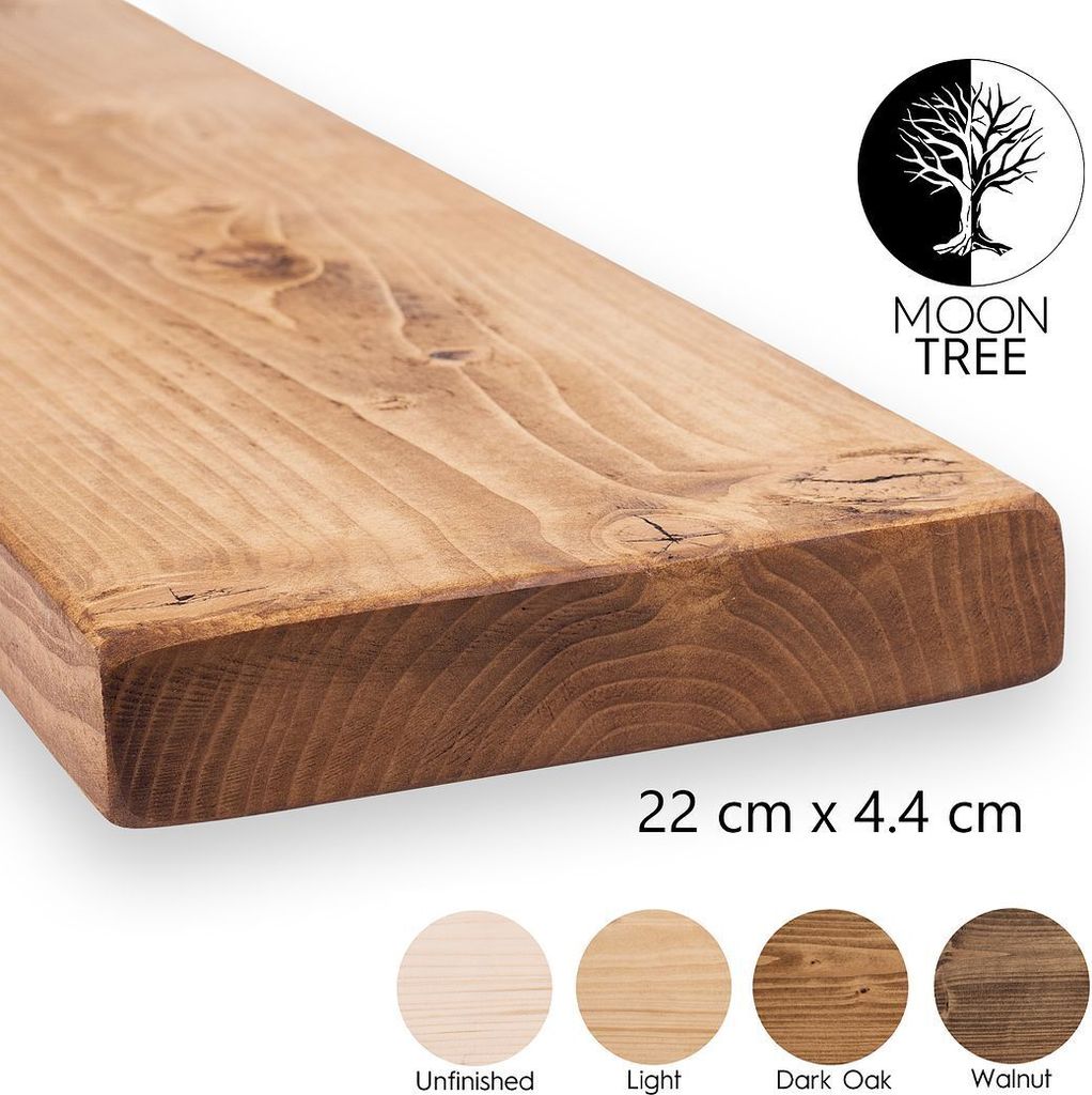 MoonTree | rustykalna drewniana półka ścienna Liden, Zdjęcie produktu 