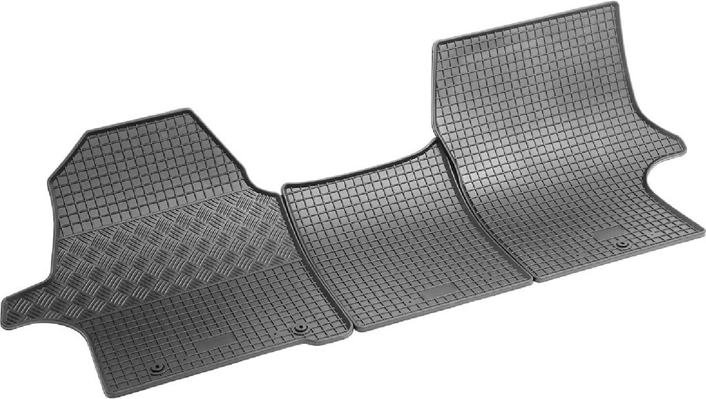 Z544010 Voll-Gummifußmatten passend für Hyundai H350 Kleinbus 2014-