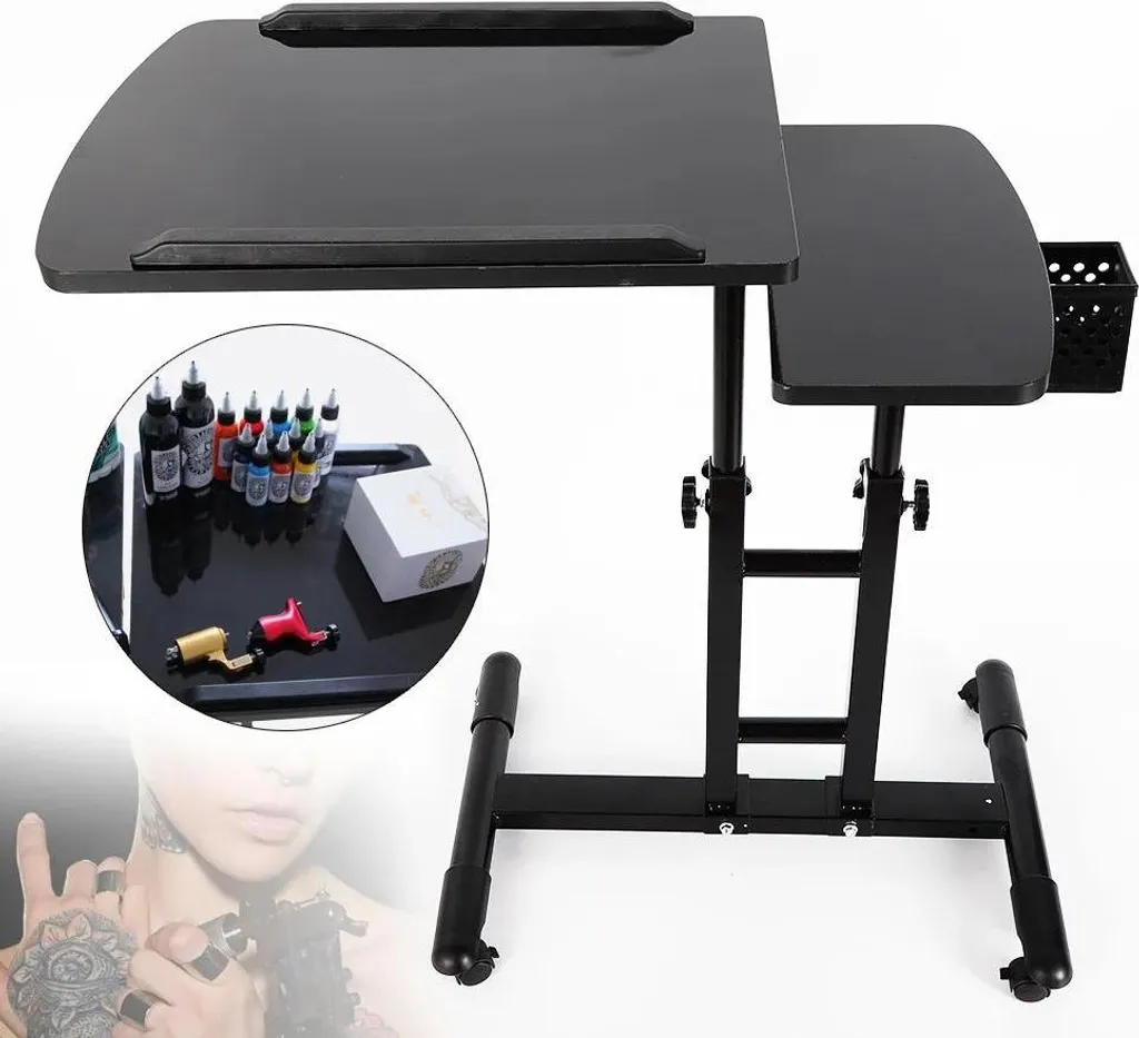 Poste de tatouage ergonomique avec structure fer et hauteur flexible