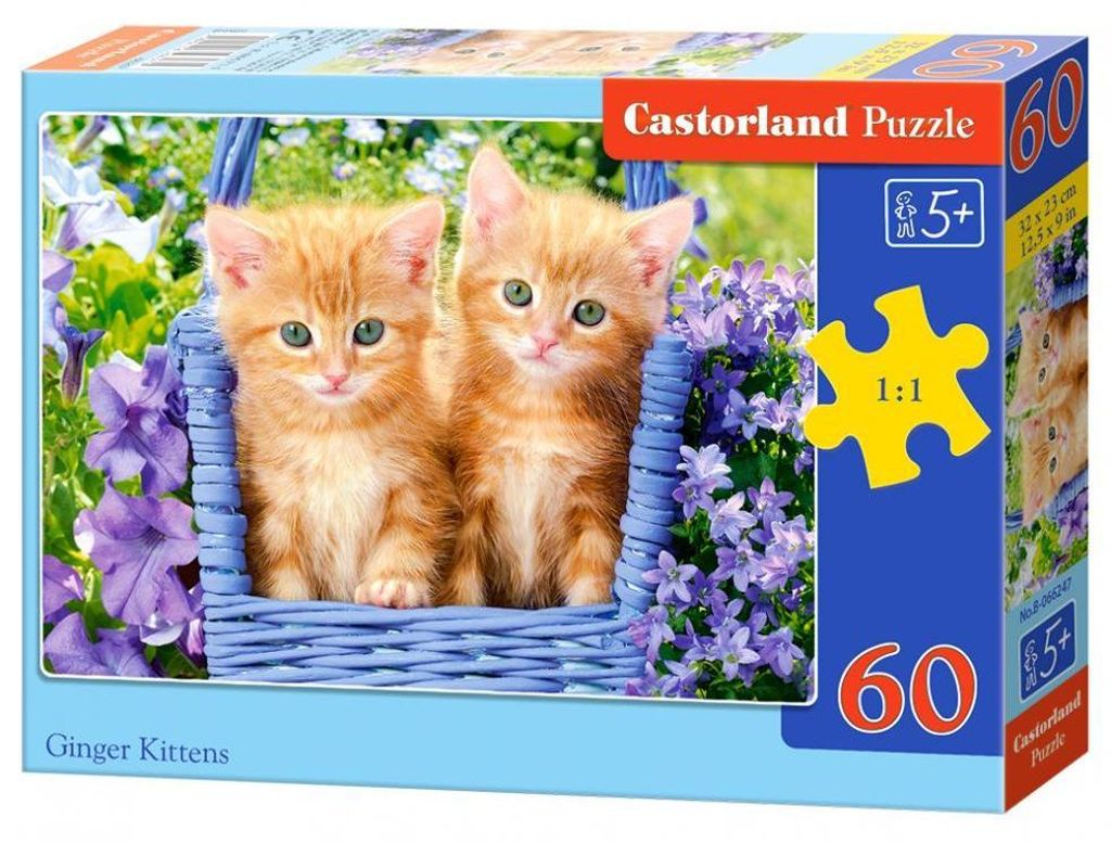CASTORLAND Puzzle Ginger Kätzchen 60 Teile