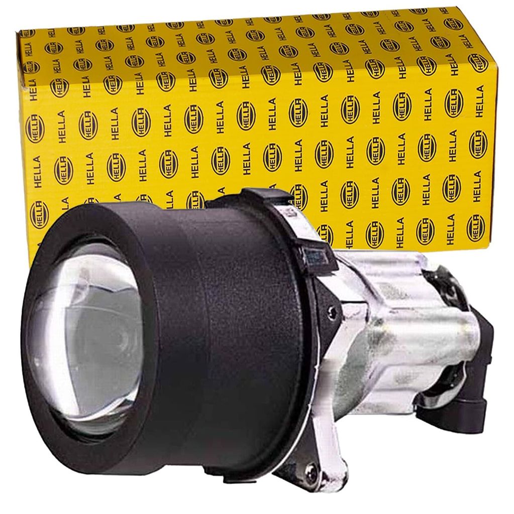 HELLA 1TL 998 570-641 DE/symmetrisch/Halogen-Hauptscheinwerfer - Modul 60 - 12V - rund - Einbau - Lichtscheibenfarbe: transparent - beidseitig