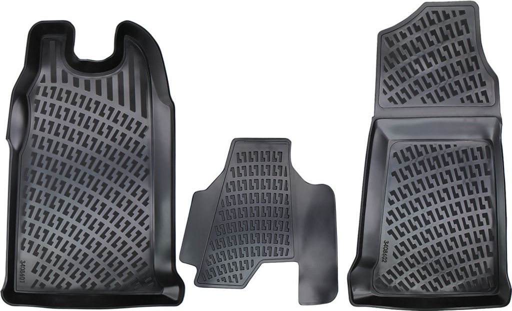 3D Auto Fussmatten Set passend für Ford TRANSIT Baujahr 2000-2014