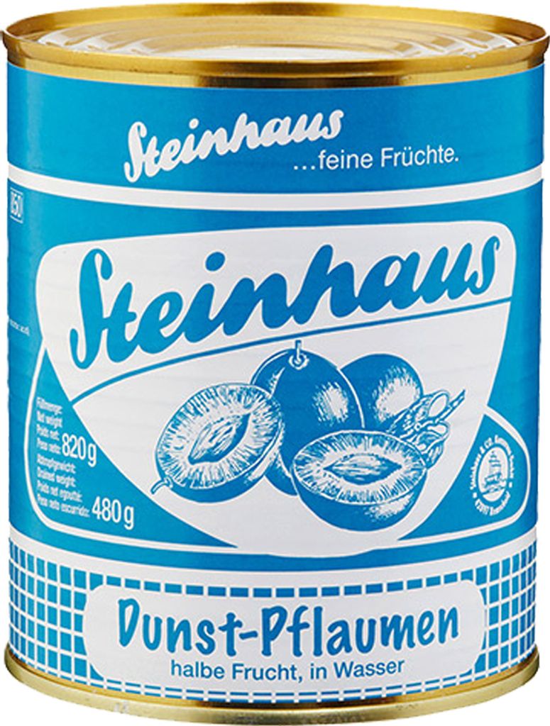 Steinhaus Dunst Pflaumen feine Früchte Pflaumen im Wasser Produktbild 