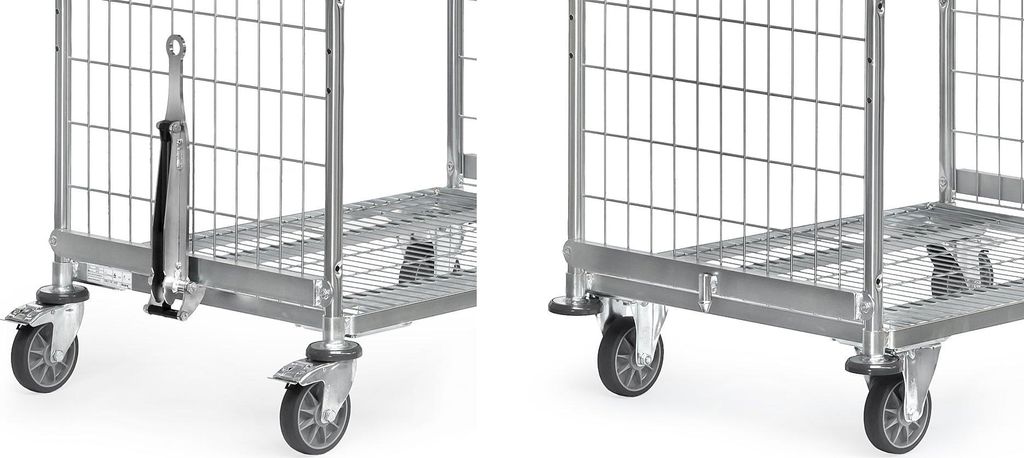 Fetra Mehrpreis Fetra Deichsel Kupplung verzinkte Kommissionierwagen 510mm breit,, 28DK5