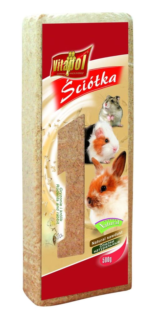 Vitapol gepresstes Sägemehl 12-14 L für Nagetierkäfige Produktbild 